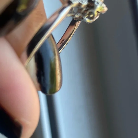 Vintage Style Diamond Pavé Engagement Ring - Picture 3 of 5